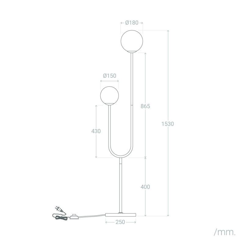 Scandinavian floor lamp | SVEG