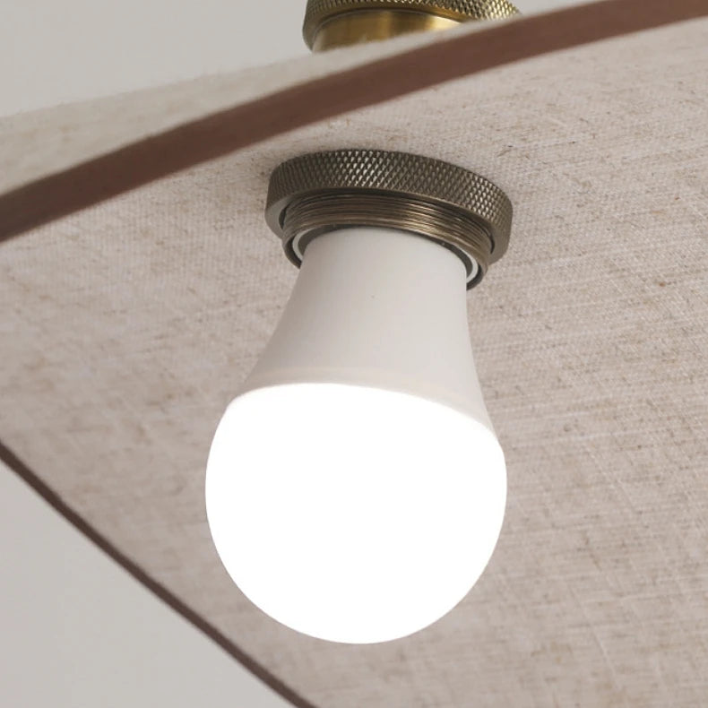 Natural Linen Wabi Sabi Pendant Light | KANJI