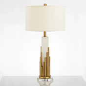 Gold art deco table lamp | ASTORIA
