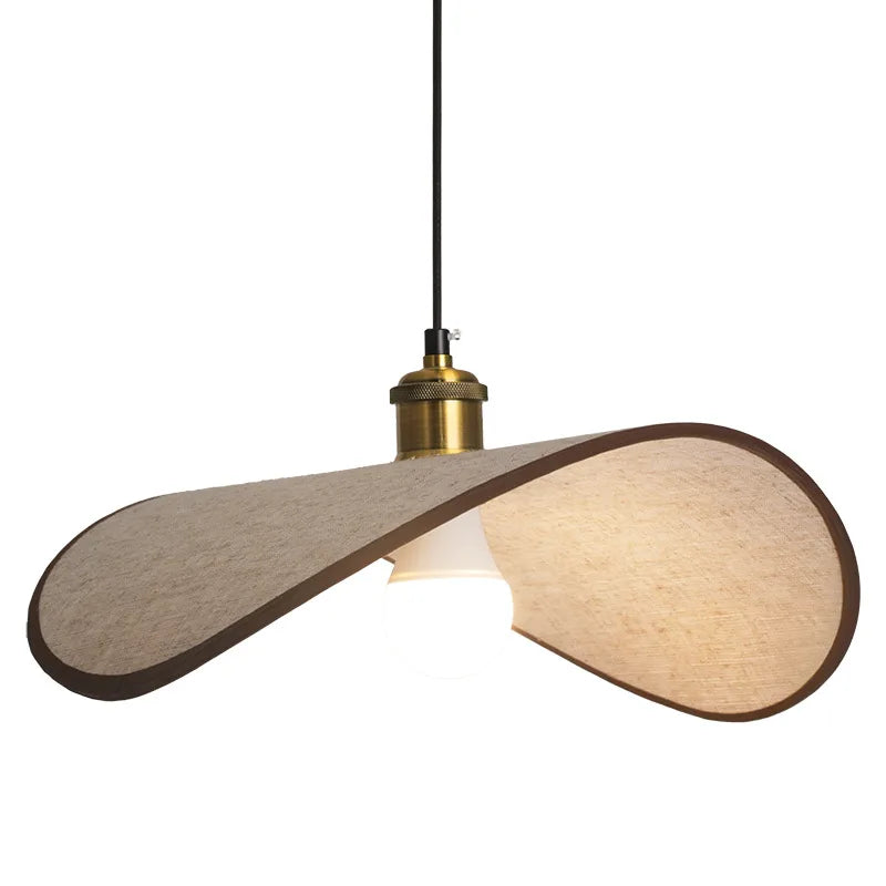Natural Linen Wabi Sabi Pendant Light | KANJI