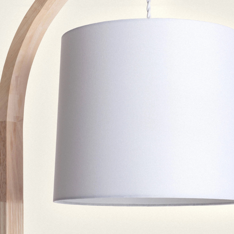 Scandinavian wooden floor lamp | SVOLVÆR