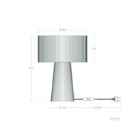 Scandinavian table lamp | SANDY