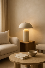 Handmade ceramic mushroom lamp | KURA