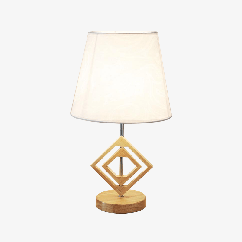 Modern wooden bedside lamp | UZO