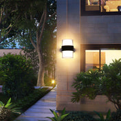 Luminaire extérieur décoratif | AURORA-Ovale-Noir/Blanc-Glowe-Studio