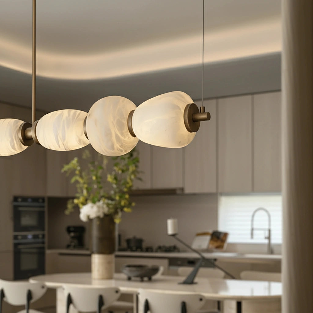 Linear Alabaster Chandelier | GALET