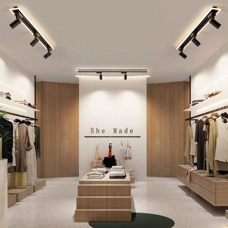 Plafonnier 3 spots | SAGITTARIUS-Noir-3 Leds-Glowe-Studio