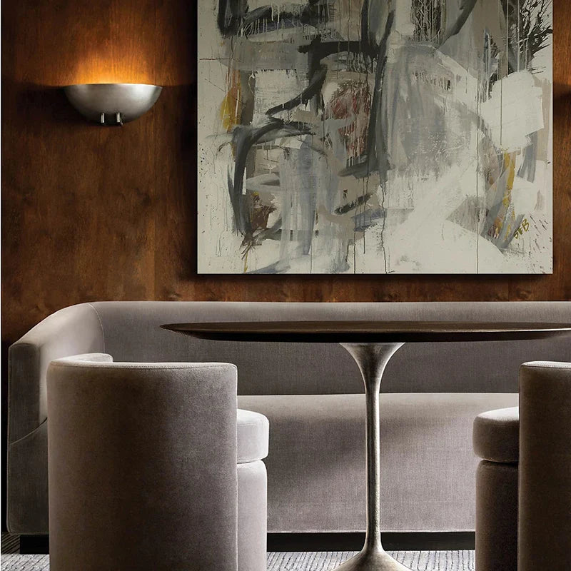 Black and gold modern wall light | LUMIA