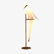 Lampe à poser design oiseau doré