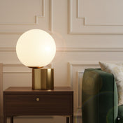 Gold art deco lamp | AURA