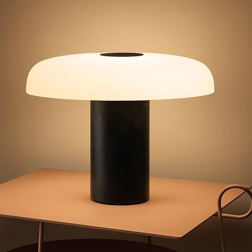 Contemporary mushroom table lamp | LUNA