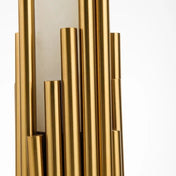 Gold art deco table lamp | ASTORIA