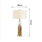 Gold art deco table lamp | ASTORIA