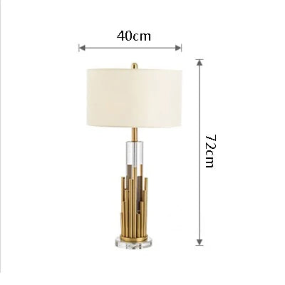 Gold art deco table lamp | ASTORIA