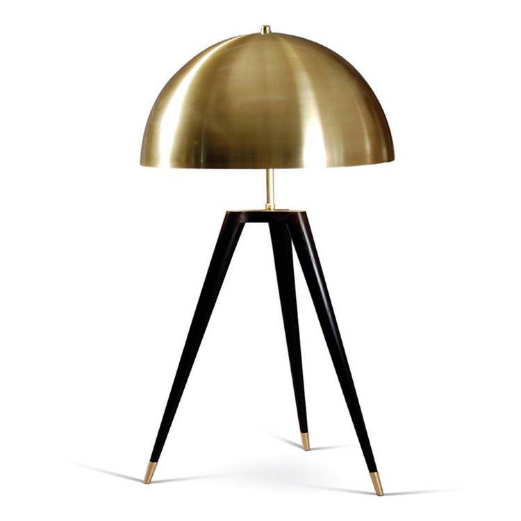 Lampe champignon dorée design moderne | FONGJI