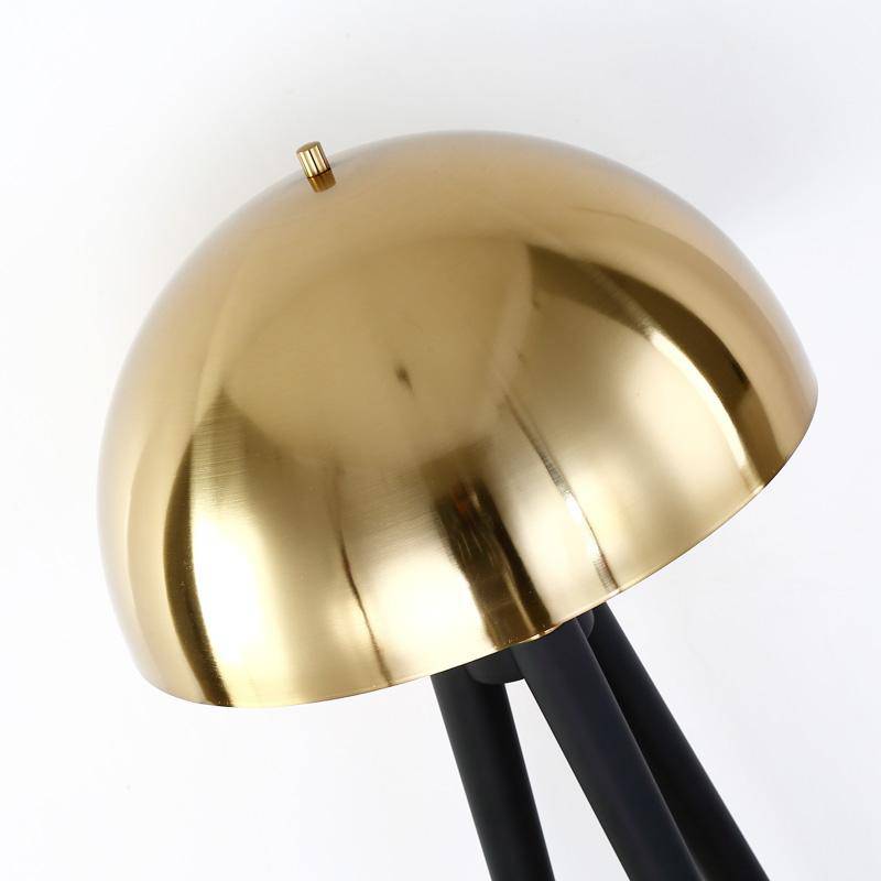 Lampe champignon dorée design moderne | FONGJI