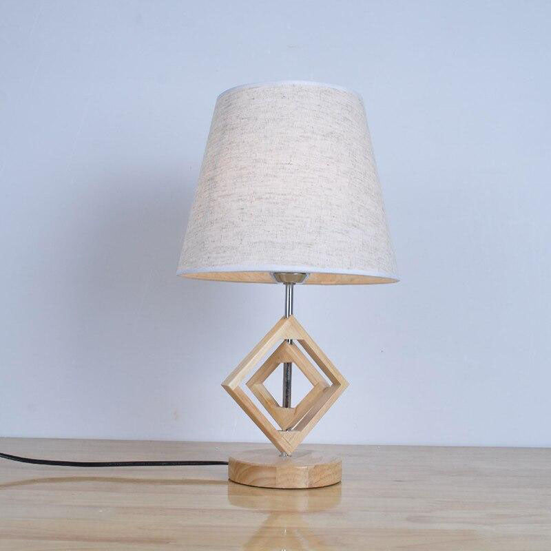 Modern wooden bedside lamp | UZO