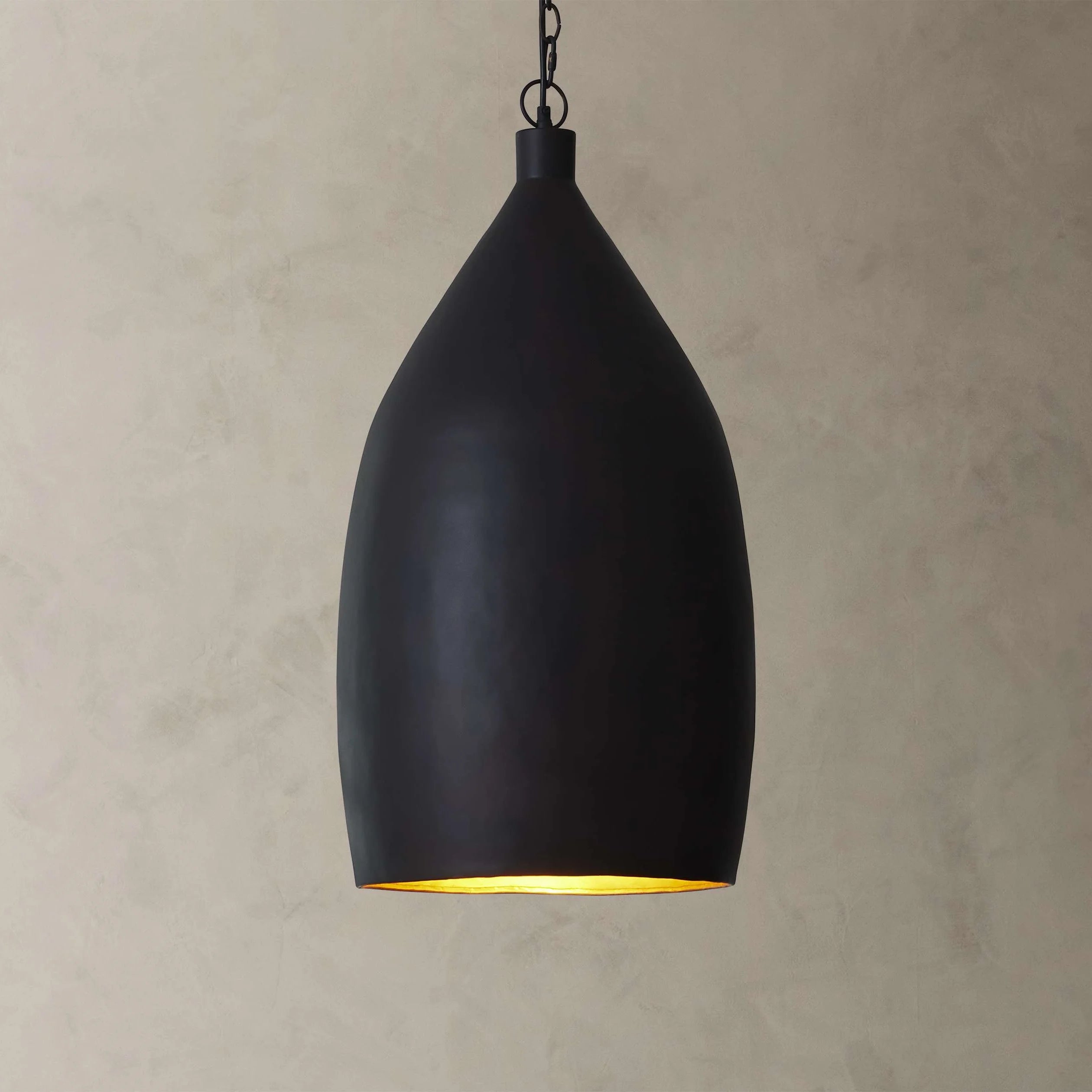 Suspension luminaire moderne noire | BELL