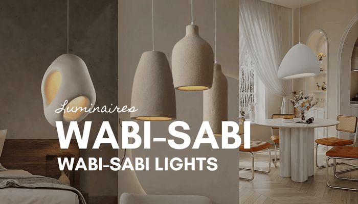 Tendances 2026 : illuminez votre intérieur avec les luminaires Wabi-Sabi