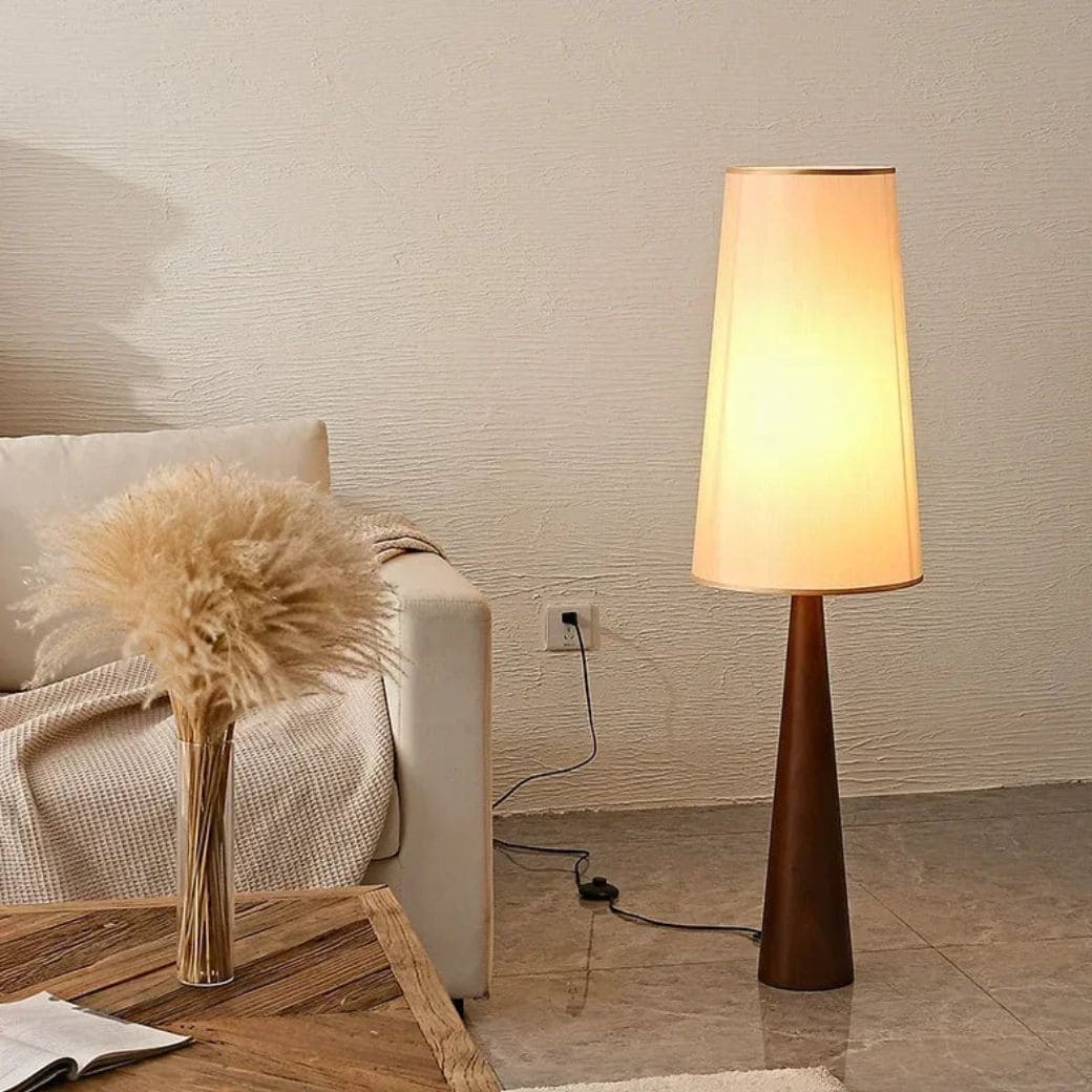Lampadaire wabi-sabi