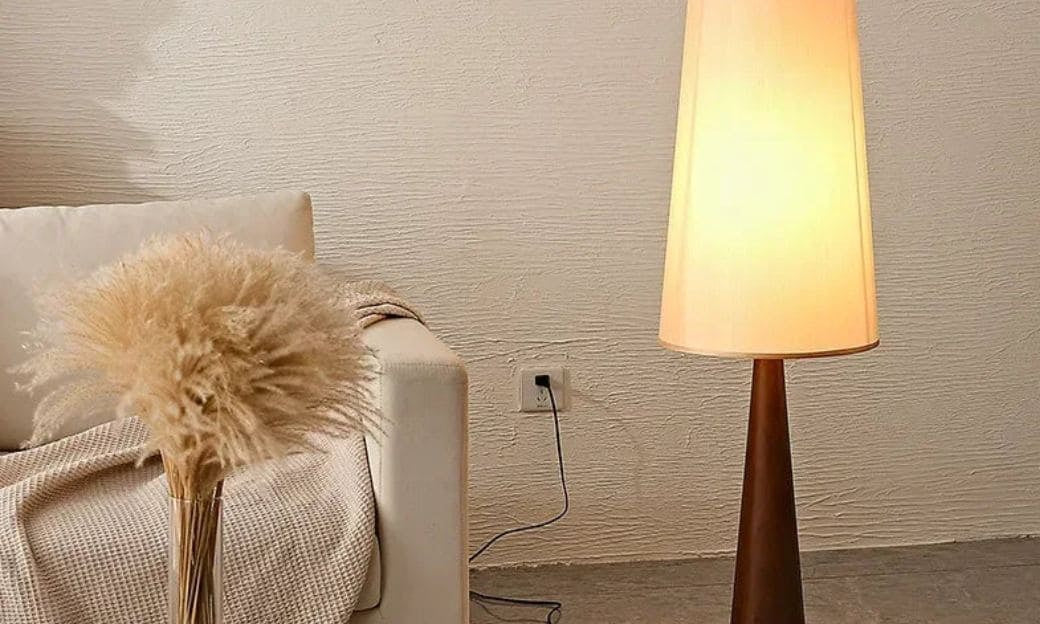 Lampadaire wabi-sabi