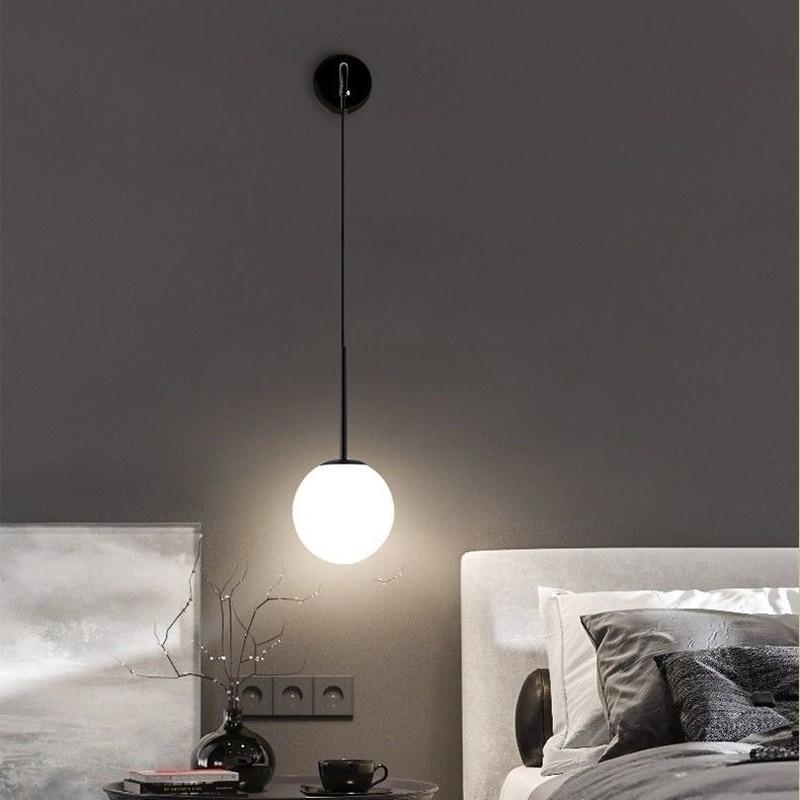 Applique murale chambre adulte | ECLIPSIS-Noir-Glowe-Studio