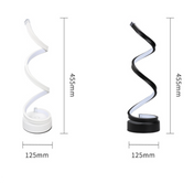 Lampe à poser LED design en spirale Dormitory