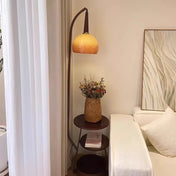 Lampadaire mid-century moderne avec table intégrée | TANDEM