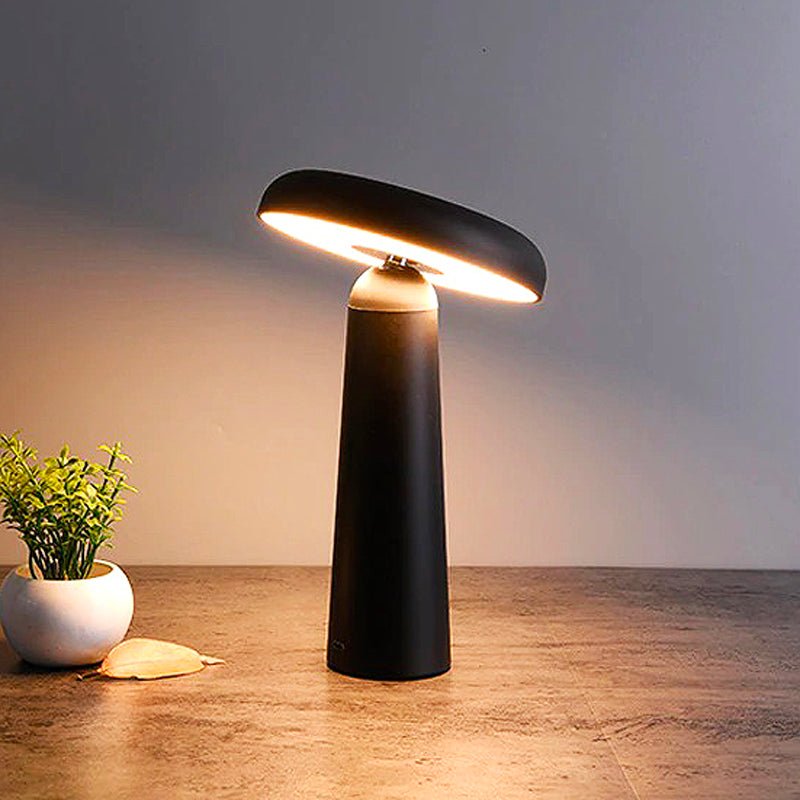 Lampe champignon tactile | PRATAIOLO-Noir-Glowe-Studio