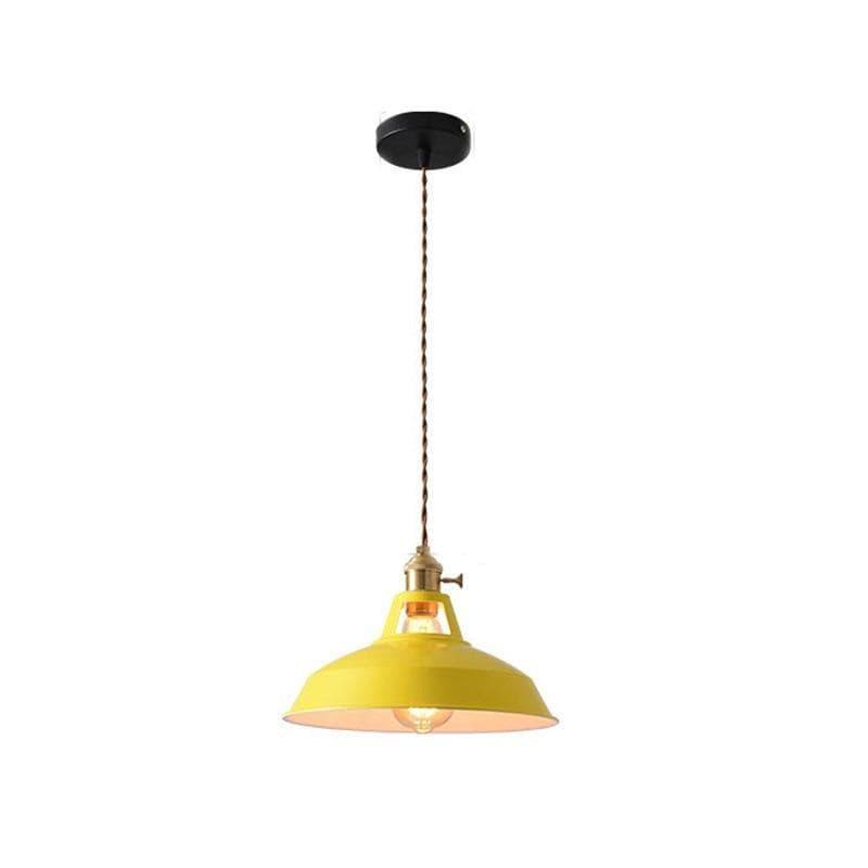 Lampe suspendue | RETRO-Jaune-Glowe-Studio