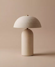 Handmade ceramic mushroom lamp | KURA
