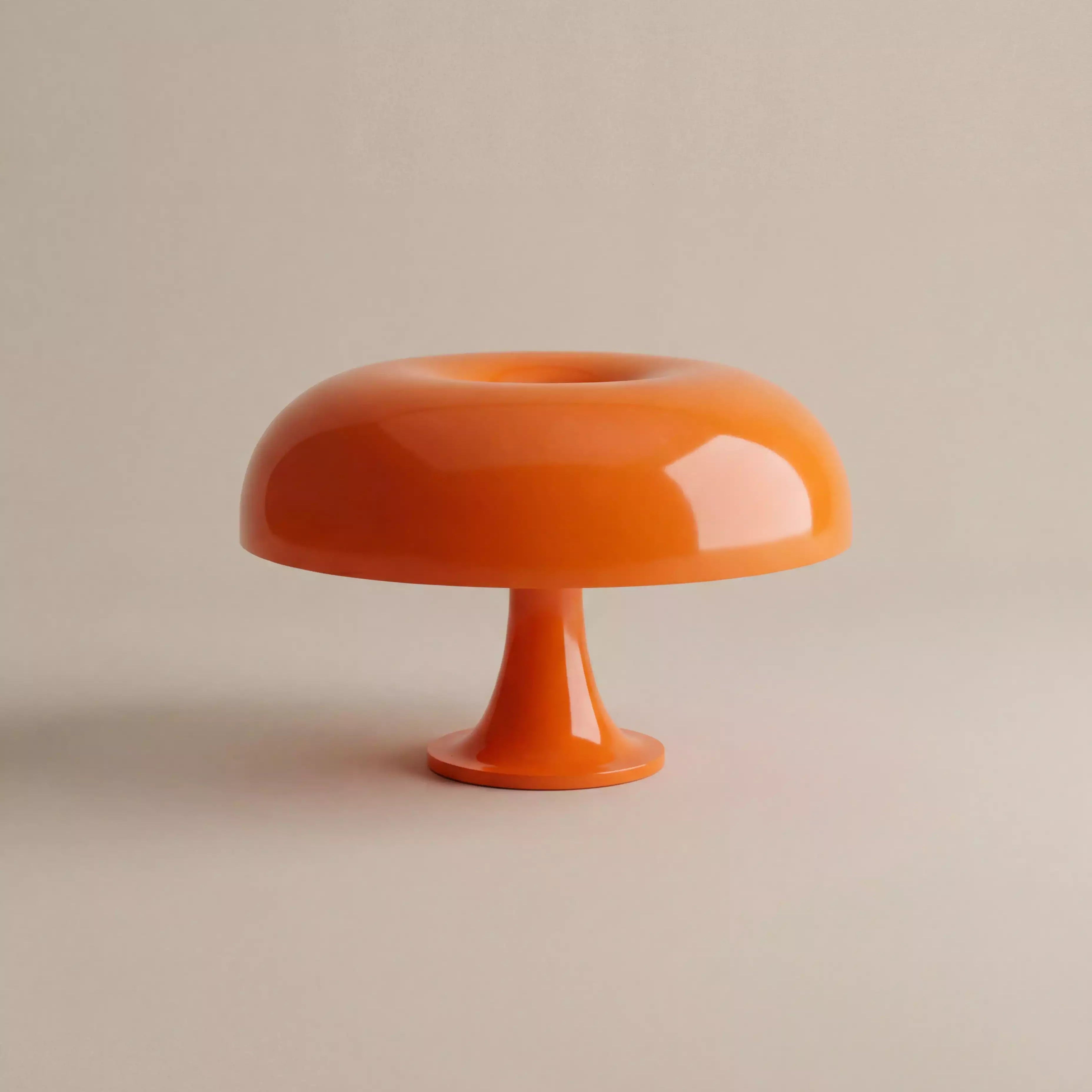 Orange mushroom lamp | BRILLIFIORI