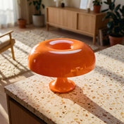 Orange mushroom lamp | BRILLIFIORI