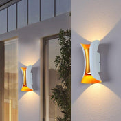 Luminaire extérieur design haut de gamme | FULGOR-Blanc/Or-Glowe-Studio