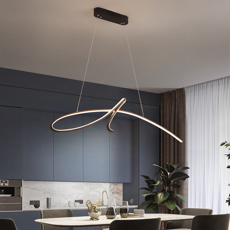 Lustre LED design | AETERNUS-Noir-Glowe-Studio