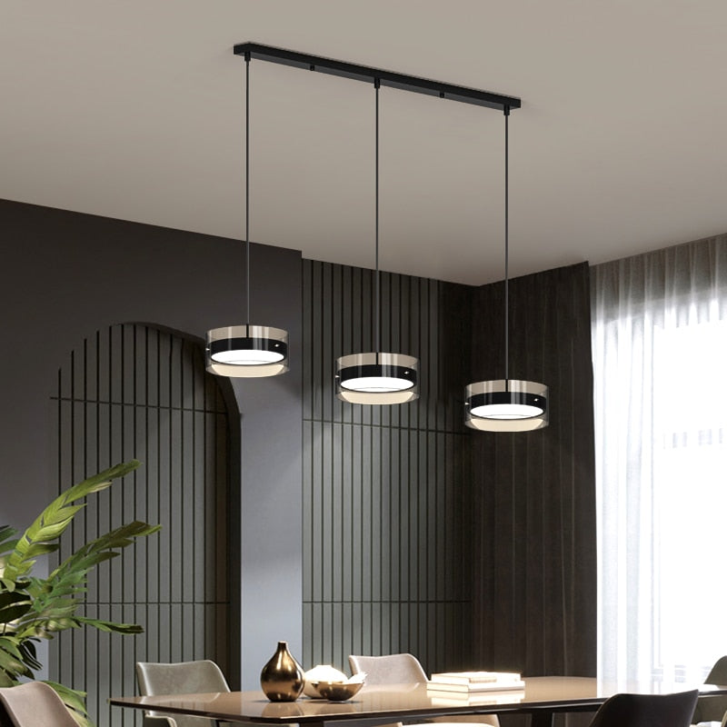 Lustre chic et moderne | QUINTUS-Noir-Glowe-Studio