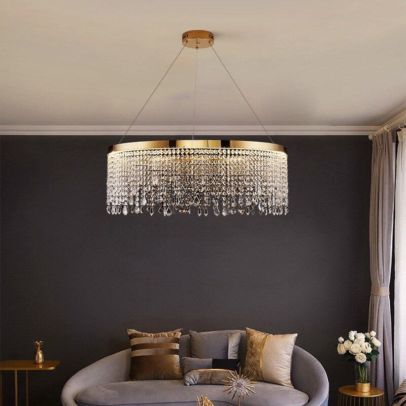 Lustre de luxe | KARITAS-Or-60 cm-Glowe-Studio