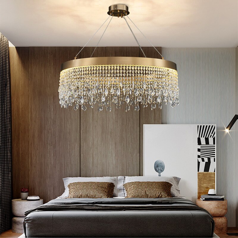 Lustre de luxe | KARITAS-Or-80 cm-Glowe-Studio