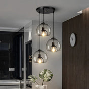 Lustre filaire noir | ELOQUENTIA-Noir-Rond-Glowe-Studio