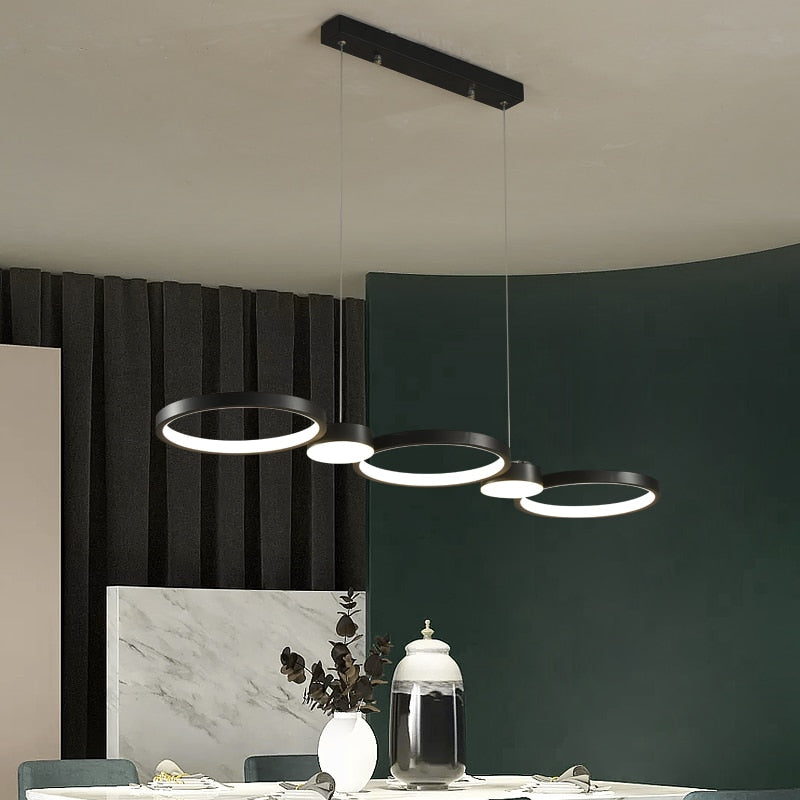 Lustre rond | RUTILUS-Noir-Glowe-Studio