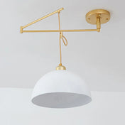 Lampe pendante nordique avec conception pliante et culbuteur