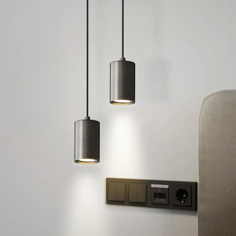 Lampe de chevet minimaliste nordique en cuivre design élégant