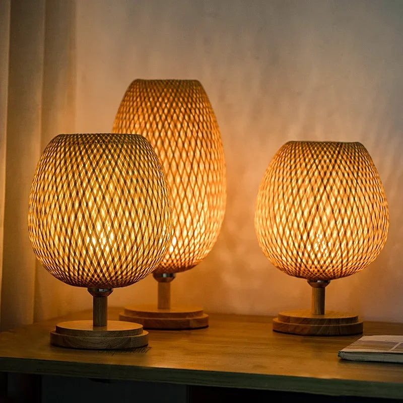 Lampe en rotin | TSUSHI