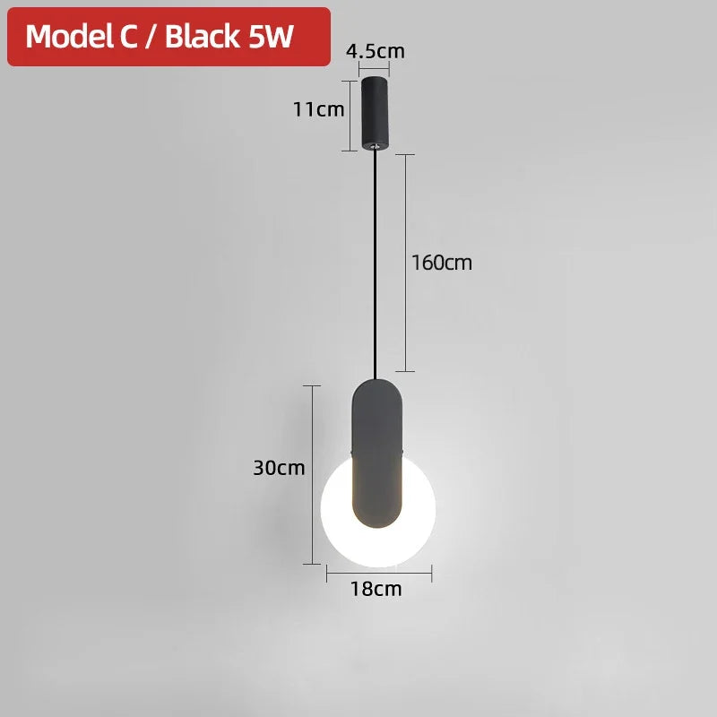 Lampe de chevet nordique moderne design élégant pour intérieur décoratif