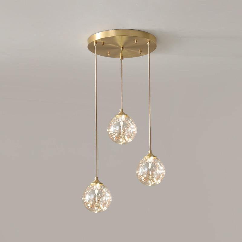 Suspension luminaire 3 lampes | ÉTINCELLE-Glowe-Studio