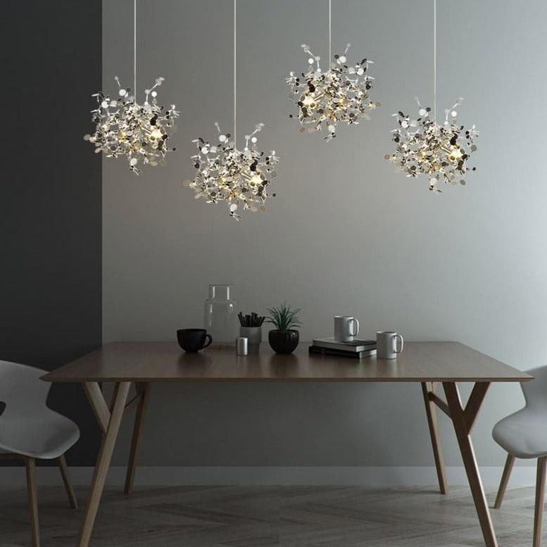 Suspension luminaire | SILVER-4 Boules-Glowe-Studio