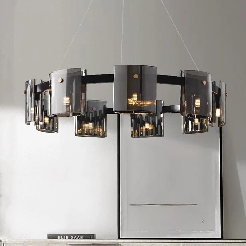 Suspension luminaire | VERIO-Noir-Glowe-Studio