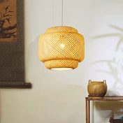 Suspension luminaire bambou | GAIA-Bambou-30 cm-Glowe-Studio