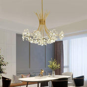 Suspension luminaire cristal | OCTAVE-Or-Glowe-Studio