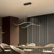 Suspension luminaire design italien | REFLET-Noir-2 Vagues-Glowe-Studio